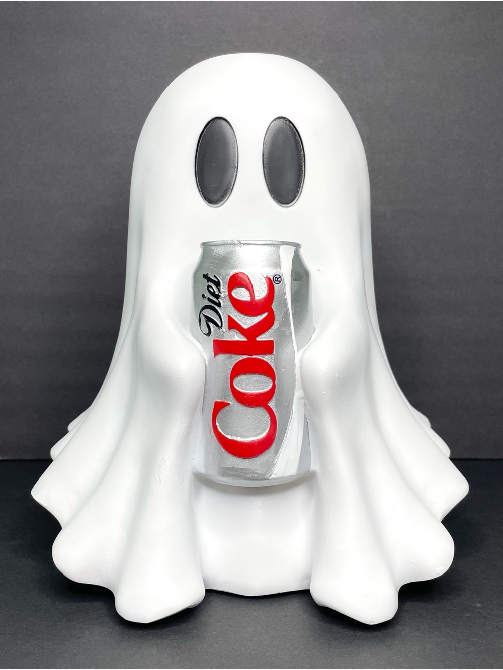 Viral TikTok Ghost Holding a Diet Coke Halloween Decor